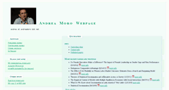 Desktop Screenshot of andreamoro.net